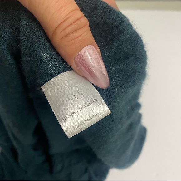 TSE Cashmere Blue Sweater Vest Large - Picture 5 of 8